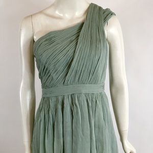 J.Crew SZ 6 Sage silk crepe dress!